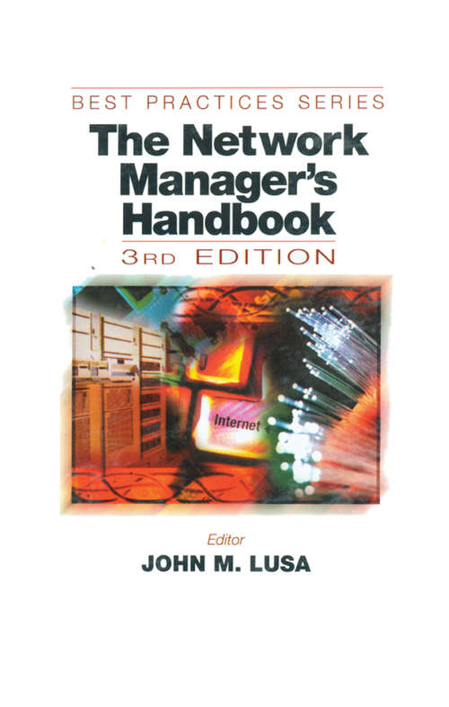 Book cover of The Network Manager's Handbook, Third Edition: 1999 (3)