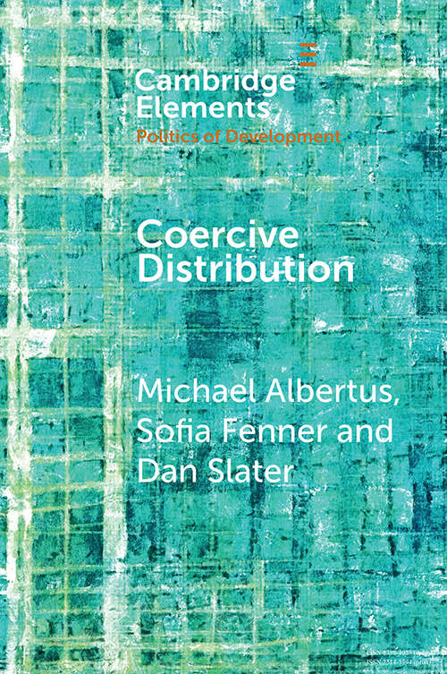 Book cover of Coercive Distribution (Elements in the Politics of Development)