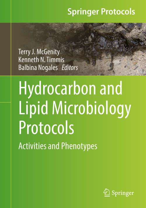 Book cover of Hydrocarbon and Lipid Microbiology Protocols