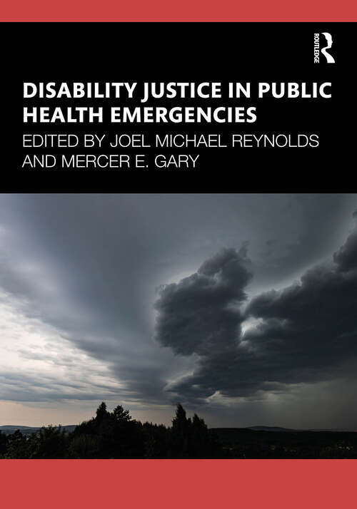 Book cover of Disability Justice in Public Health Emergencies