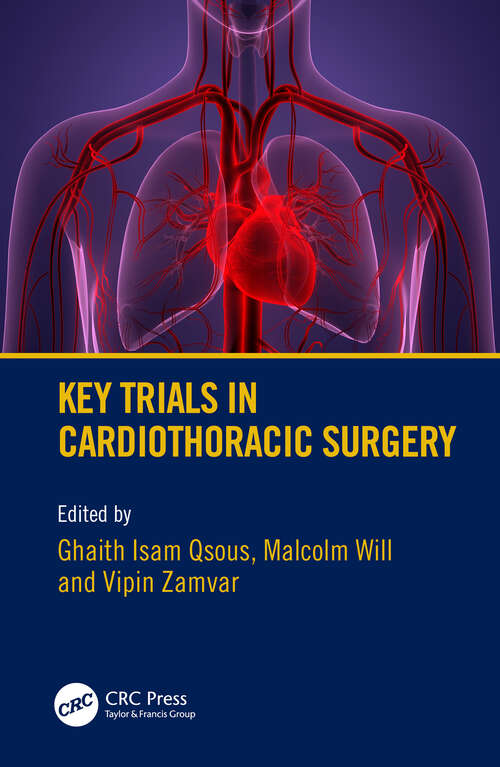 Book cover of Key Trials in Cardiothoracic Surgery