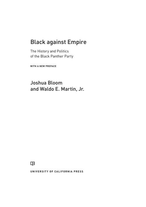 Book cover of Black against Empire: The History and Politics of the Black Panther Party