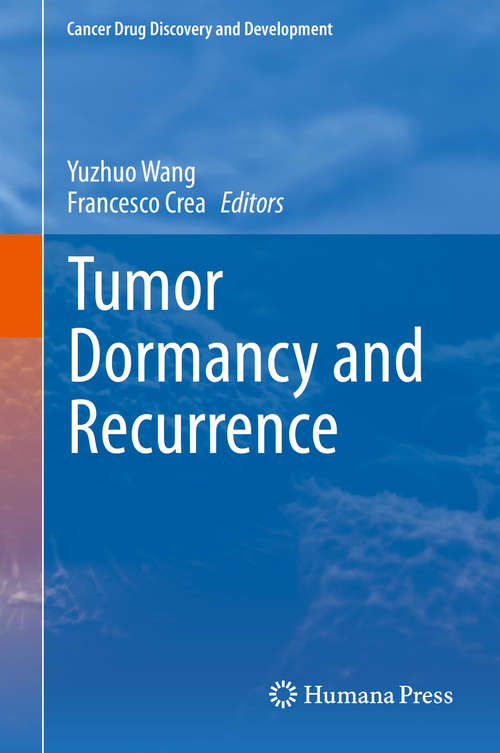 Book cover of Tumor Dormancy and Recurrence