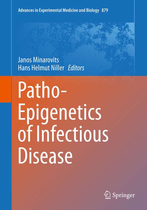 Book cover of Patho-Epigenetics of Infectious Disease