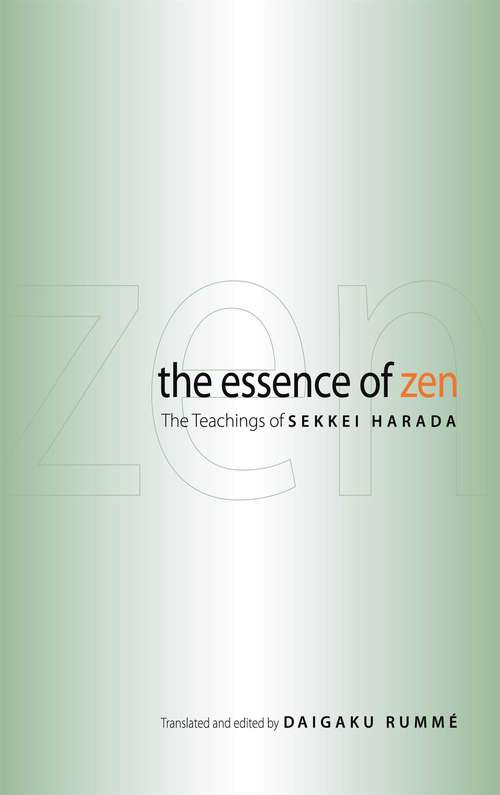 Book cover of The Essence of Zen