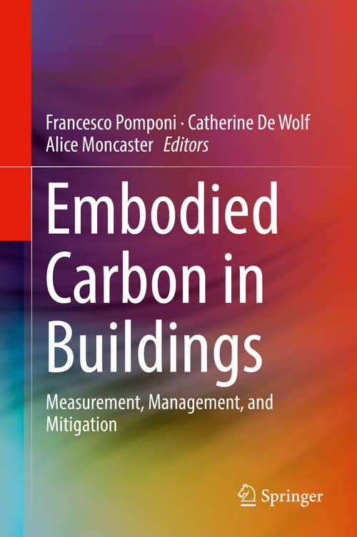 Book cover of Embodied Carbon in Buildings