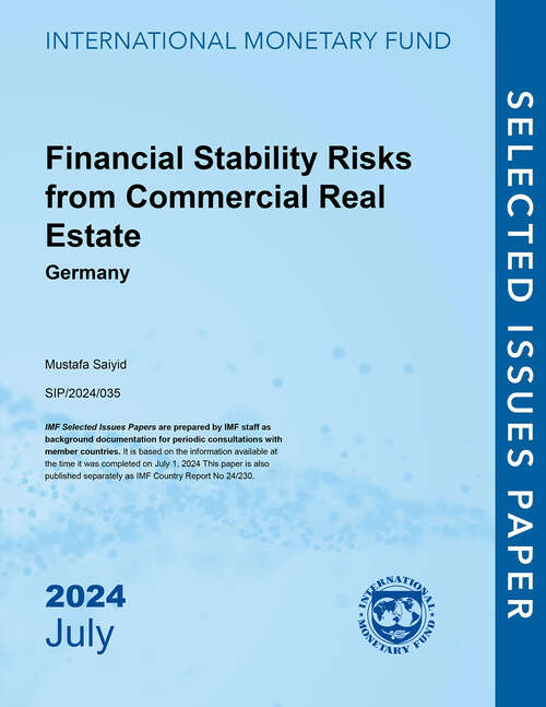 Book cover of Financial Stability Risks from Commercial Real Estate: Germany