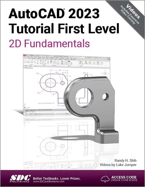 Book cover of AutoCAD 2023 Tutorial First Level 2D Fundamentals