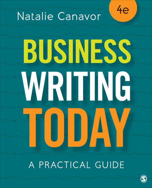 Book cover of Business Writing Today: A Practical Guide (Fourth Edition)