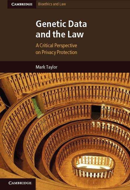 Book cover of Genetic Data and the Law