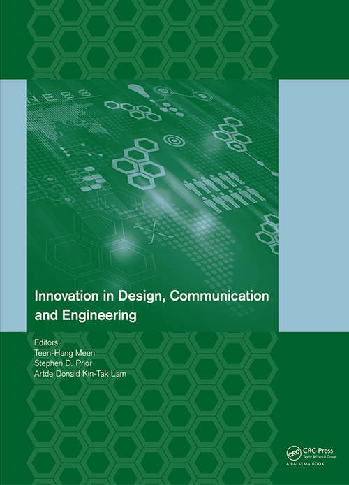 Book cover of Innovation in Design, Communication and Engineering: Proceedings of the 2014 3rd International Conference on Innovation, Communication and Engineering (ICICE 2014), Guiyang, Guizhou, P.R. China, October 17-22, 2014 (1)