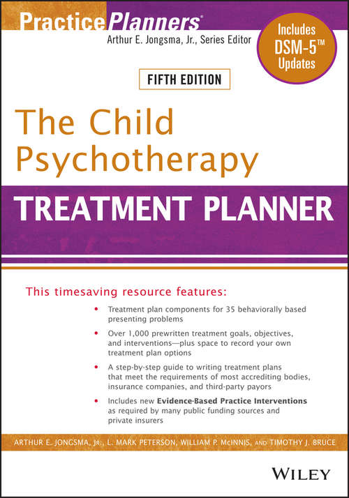 Book cover of The Child Psychotherapy Treatment Planner (Fifth Edition)