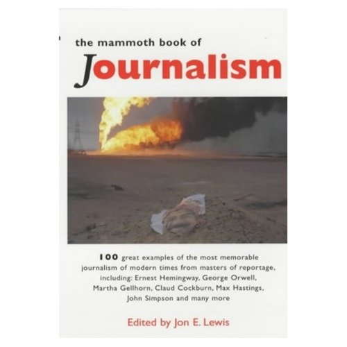 Book cover of The Mammoth Book of Journalism