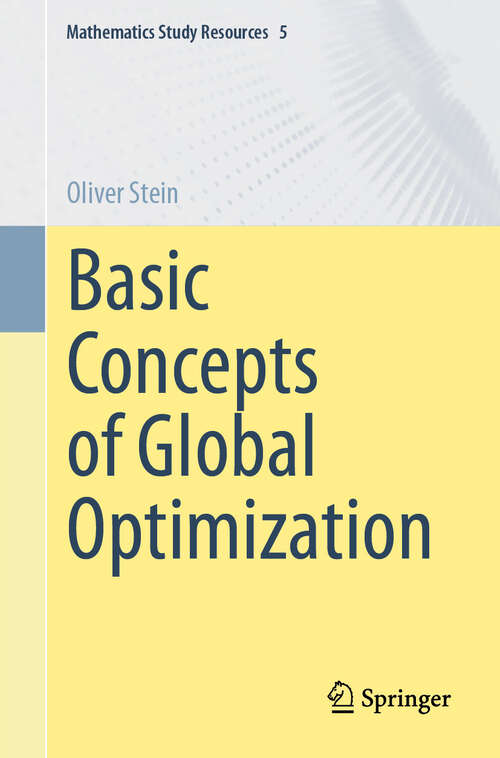 Book cover of Basic Concepts of Global Optimization (Mathematics Study Resources #5)