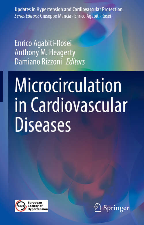 Book cover of Microcirculation in Cardiovascular Diseases (1st ed. 2020) (Updates in Hypertension and Cardiovascular Protection)