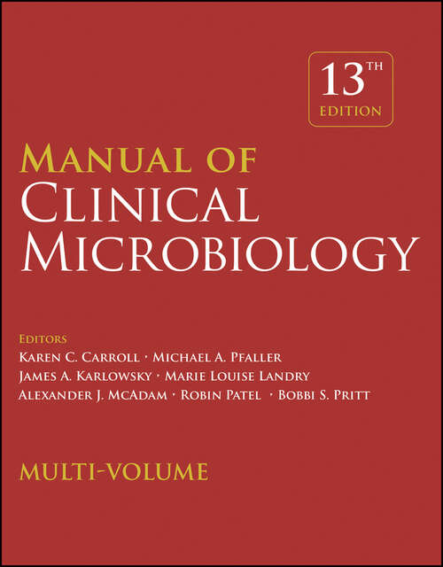 Book cover of Manual of Clinical Microbiology, 4 Volume Set (ASM Books)