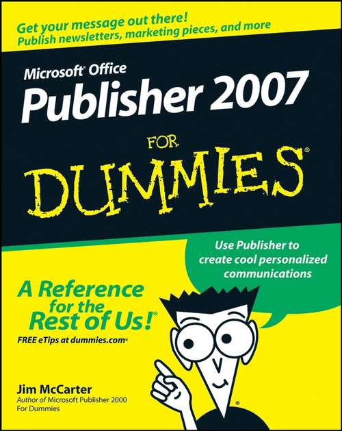 Book cover of Microsoft Office Publisher 2007 For Dummies