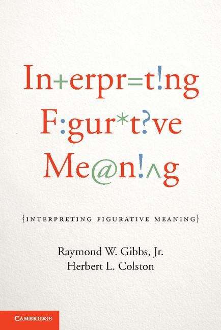 Book cover of Interpreting Figurative Meaning