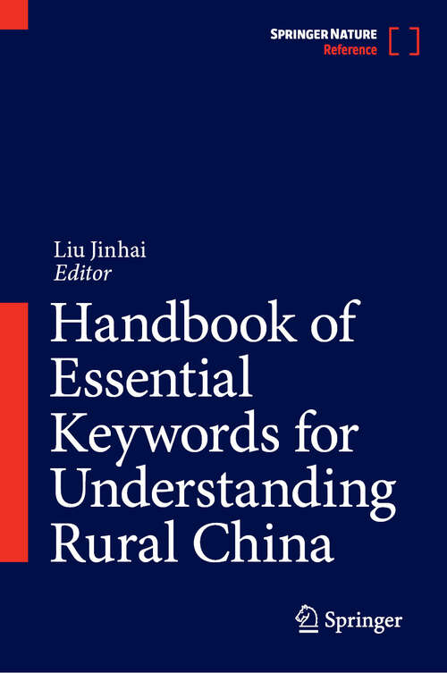 Book cover of Handbook of Essential Keywords for Understanding Rural China