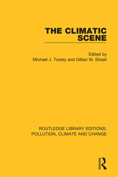 Book cover of The Climatic Scene