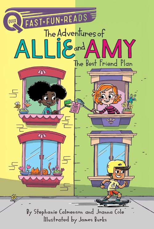 Book cover of The Best Friend Plan: The Adventures of Allie and Amy 1 (QUIX)