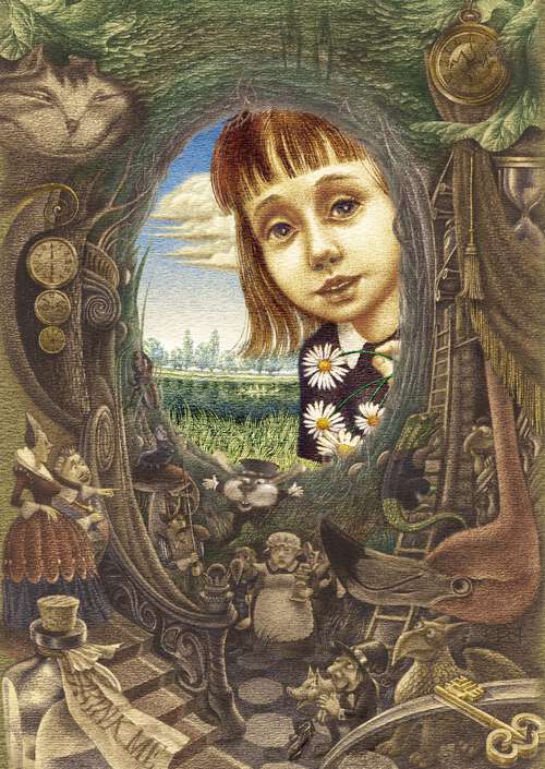 Book cover of Alice's Adventures in Wonderland