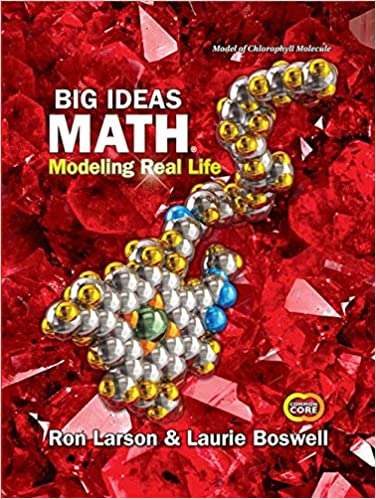 Book cover of Big Ideas Math: Modeling Real Life: Common Core Grade 7