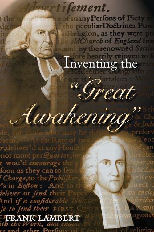 Book cover of Inventing the "Great Awakening"