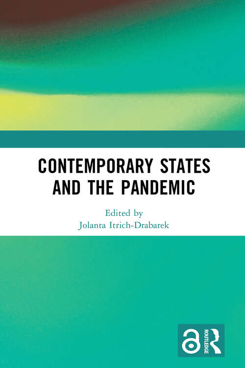 Book cover of Contemporary States and the Pandemic