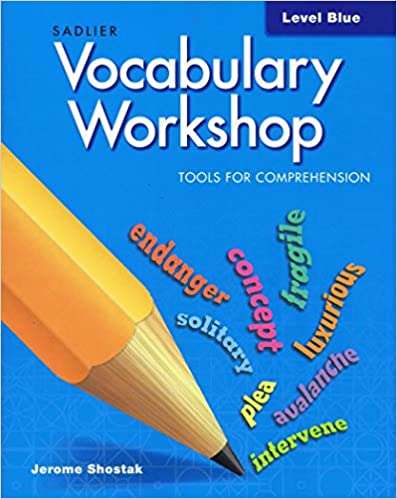 Book cover of Vocabulary Workshop®: Tools for Comprehension, Level Blue