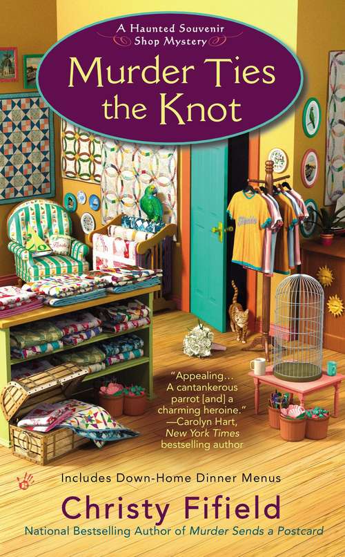 Book cover of Murder Ties the Knot (Haunted Souvenir Shop #4)