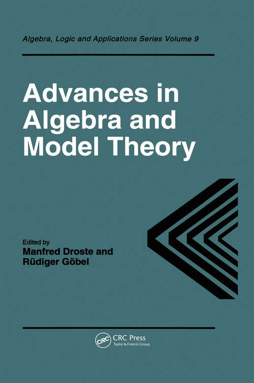 Book cover of Advances in Algebra and Model Theory