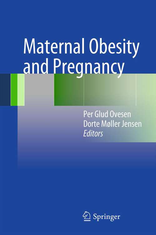 Book cover of Maternal Obesity and Pregnancy