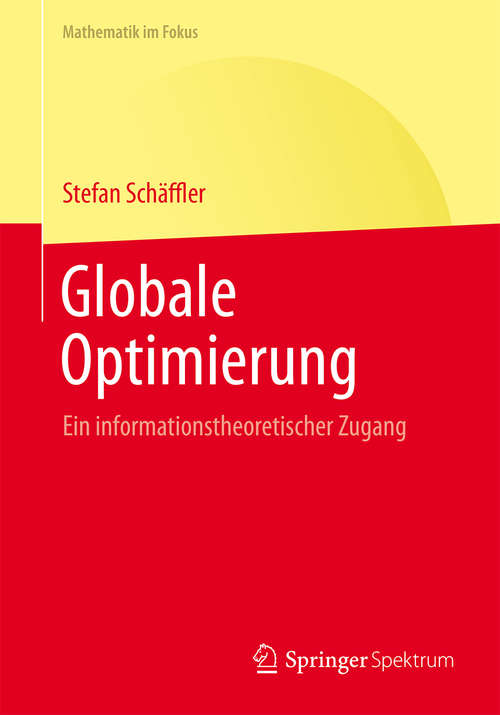 Book cover of Globale Optimierung