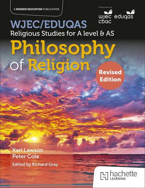 Book cover of WJEC/Eduqas Religious Studies for A Level & AS - Philosophy of Religion Revised