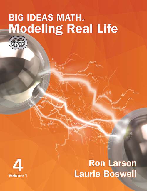 Book cover of Big Ideas Math Modeling Real Life Common Core 2022 Grade 4