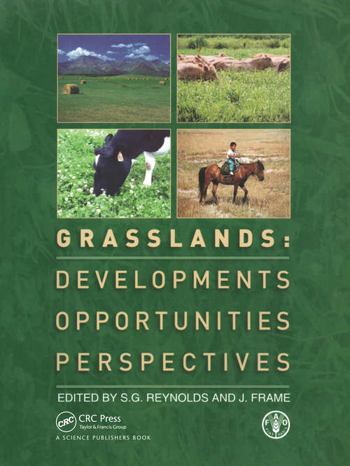 Book cover of Grasslands: Developments, Opportunities, Perspectives