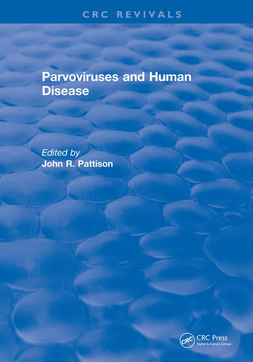 Book cover of Parvoviruses and Human Disease