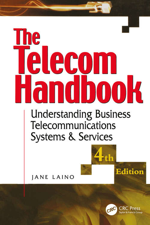 Book cover of The Telecom Handbook: Understanding Telephone Systems and Services