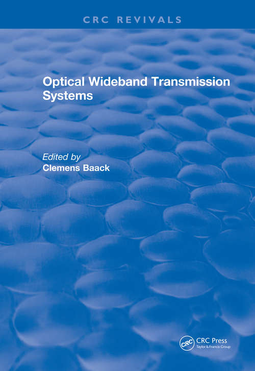 Book cover of Optical Wideband Transmission Systems