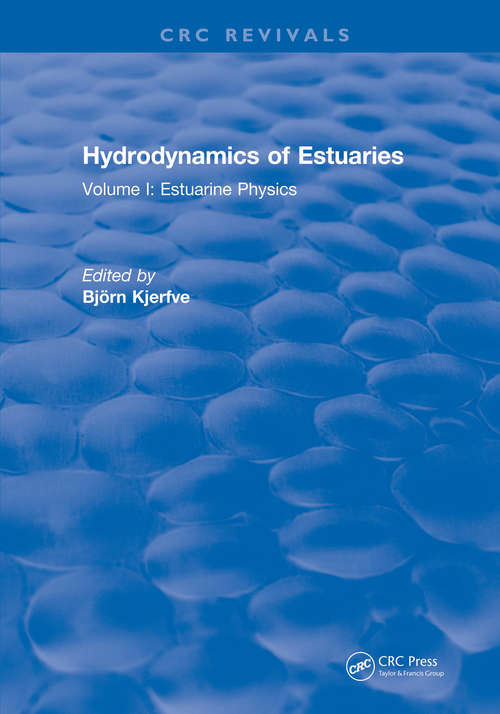 Book cover of Hydrodynamics of Estuaries: Volume I Estuarine Physics