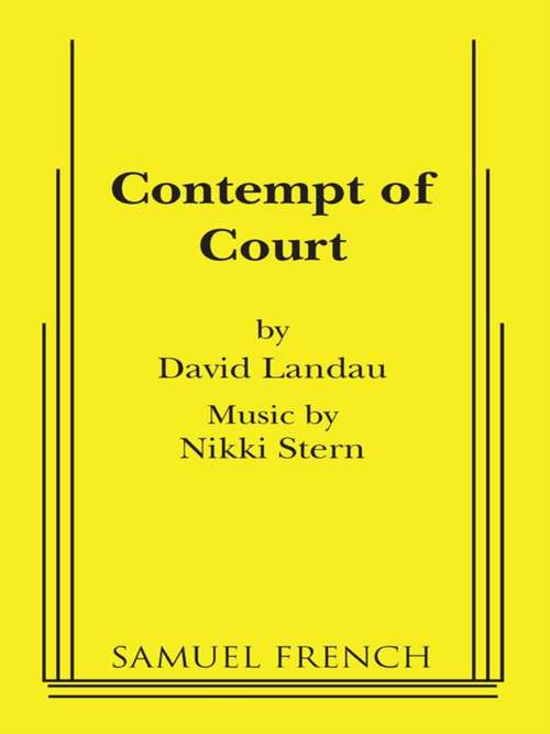 Book cover of Contempt of Court