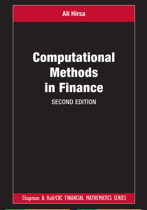 Book cover of Computational Methods in Finance (Chapman and Hall/CRC Financial Mathematics Series)