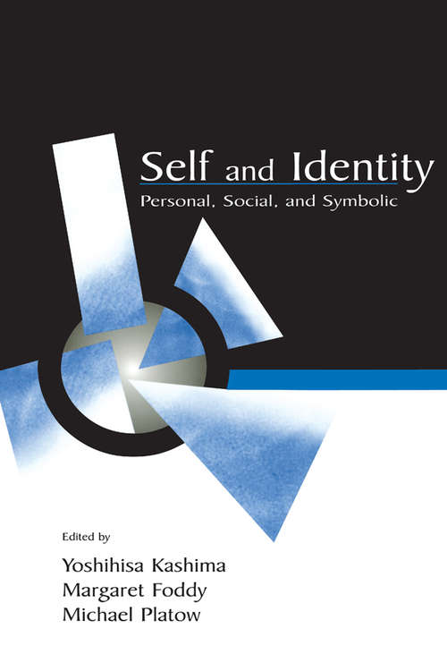 Book cover of Self and Identity: Personal, Social, and Symbolic