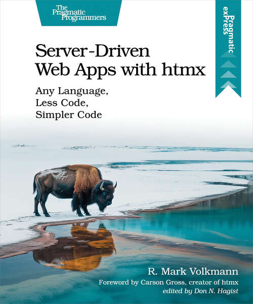 Book cover of Server-Driven Web Apps with htmx