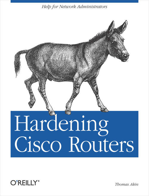 Book cover of Hardening Cisco Routers