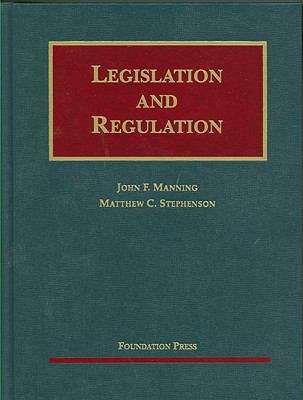 Book cover of Legislation and Regulation