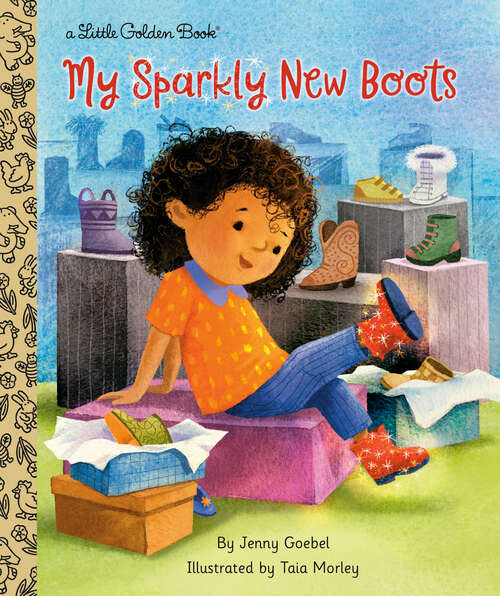 Book cover of My Sparkly New Boots (Little Golden Book)