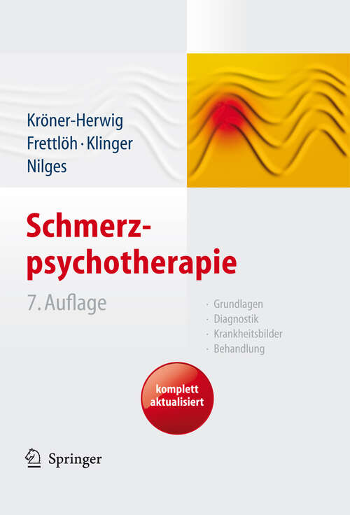 Book cover of Schmerzpsychotherapie