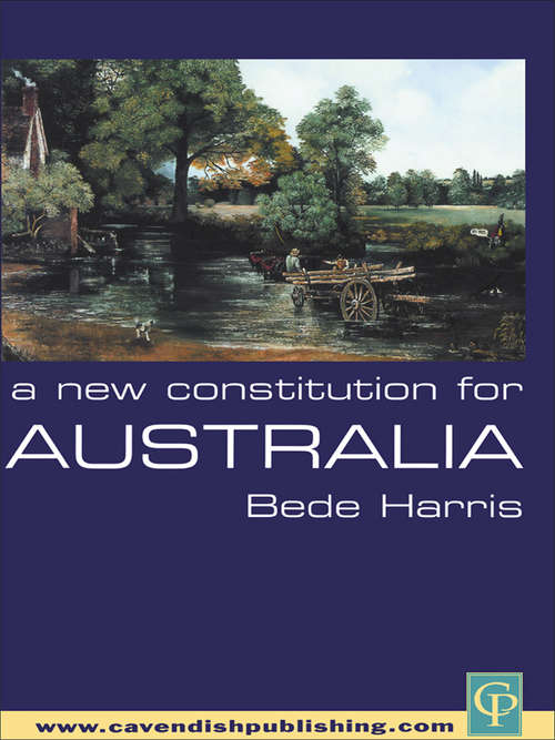 Book cover of A New Constitution for Australia